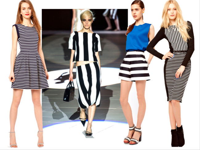 French Connection Stripe Skater Dress , Marc Jacobs Spring Summer 2013